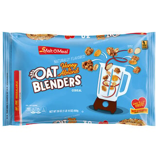 Malt-O-Meal Malt-O-Meal Honey & Almond Oat Blenders Cereal, 30 oz, 8 ct