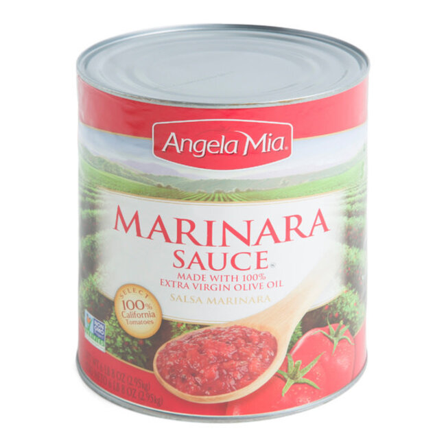 Angela Mia Sauce Marinara California, 104 oz, 6 ct