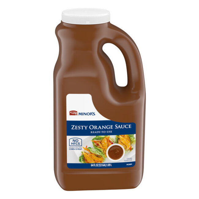 Minor's Sauce Orange Zesty, 64 oz, 4 ct