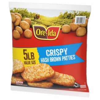 Ore-Ida Ore-Ida Crispy Hash Brown Patties, 5 lb