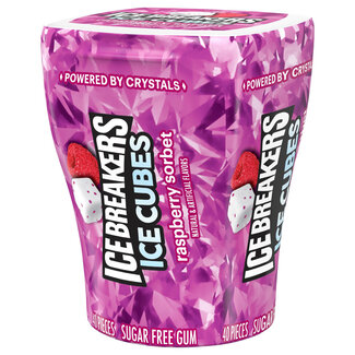 Ice Breakers Ice Breakers Ice Cubes Raspberry Sorbet, 3.24 oz, 6 ct