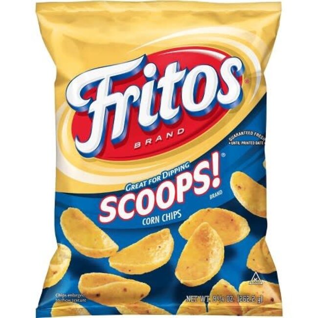 Fritos Scoops Chips, 9.25 oz, 10 ct