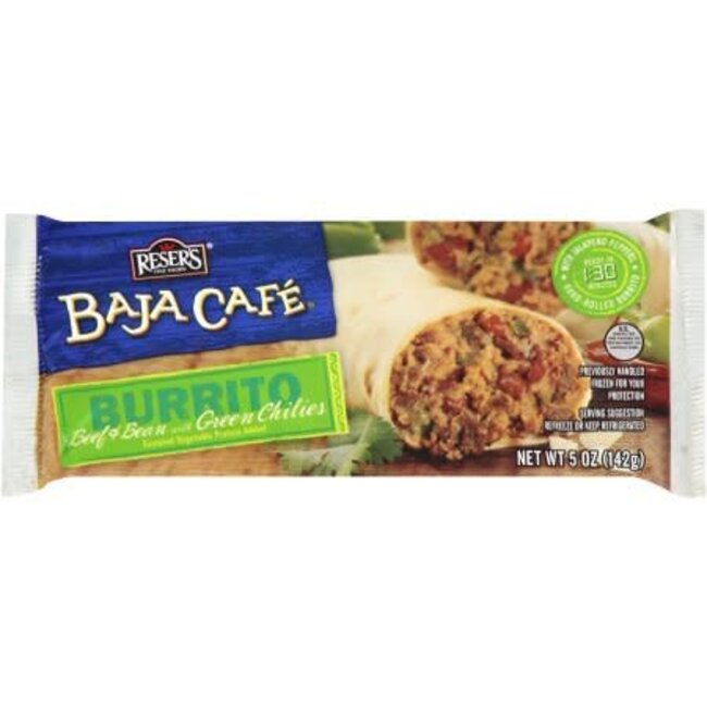 Reser's Green Chile Burrito, 5 oz, 12 ct
