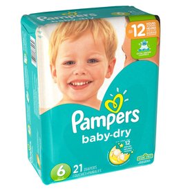 Pampers Pampers Baby-Dry Size 6 Diapers, 21 ct (Pack of 4)