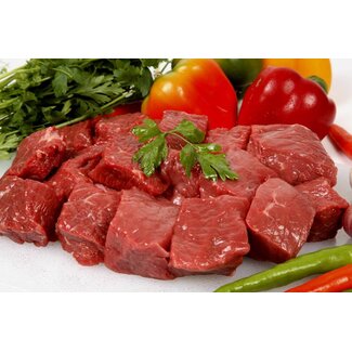 Beef Stew Meat Bnls, 15 lb