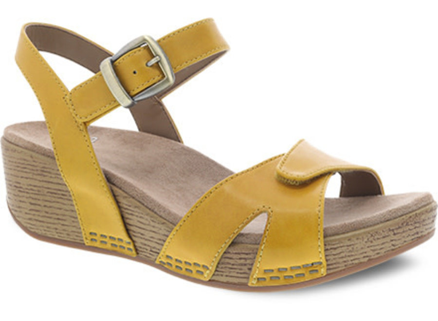 dansko yellow sandals