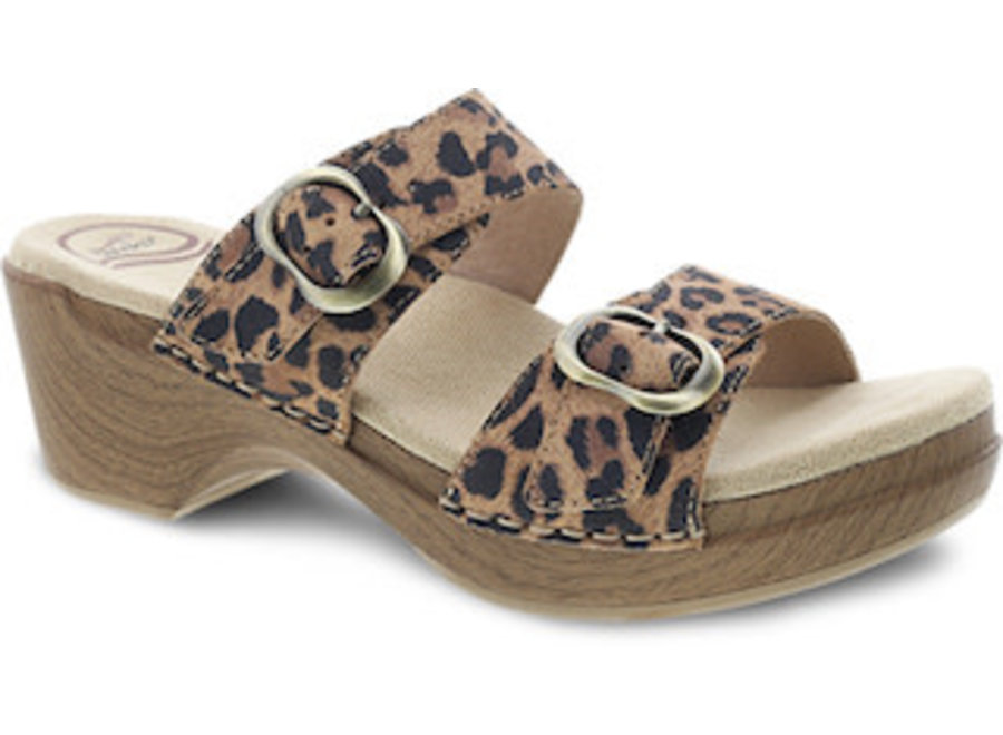 Dansko Sophie Suede Leopard 9841-562200 - John Allen Shoes