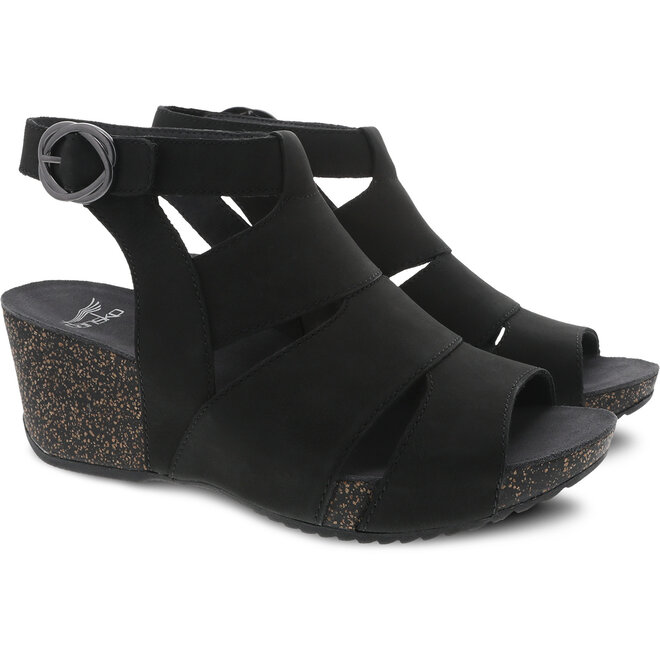 Dansko Sera Milled Nubuck Black 3421-360200
