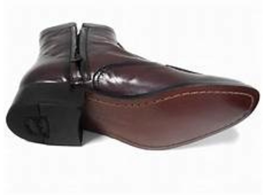 Florsheim 17074-18 Essex Moc Toe Zip Boot Dark Cherry - John Allen Shoes
