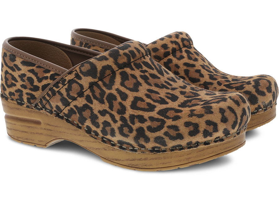 grey leopard dansko