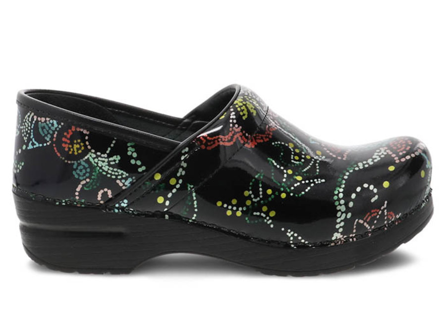 Dansko Professional Dotted Floral Patent 406-410202 - John Allen Shoes