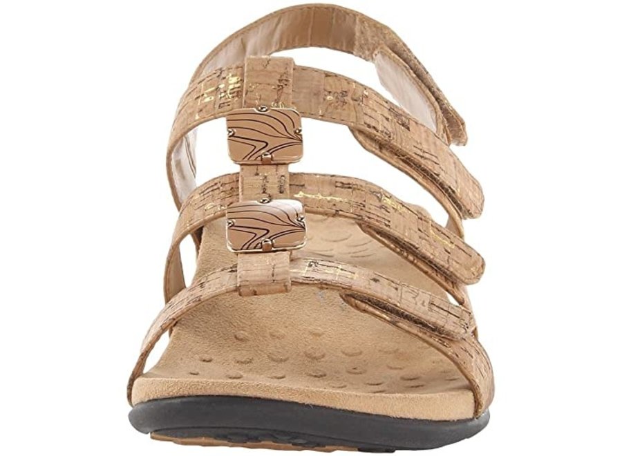 Vionic Amber Gold Cork 10000430-GLDCRK - John Allen Shoes