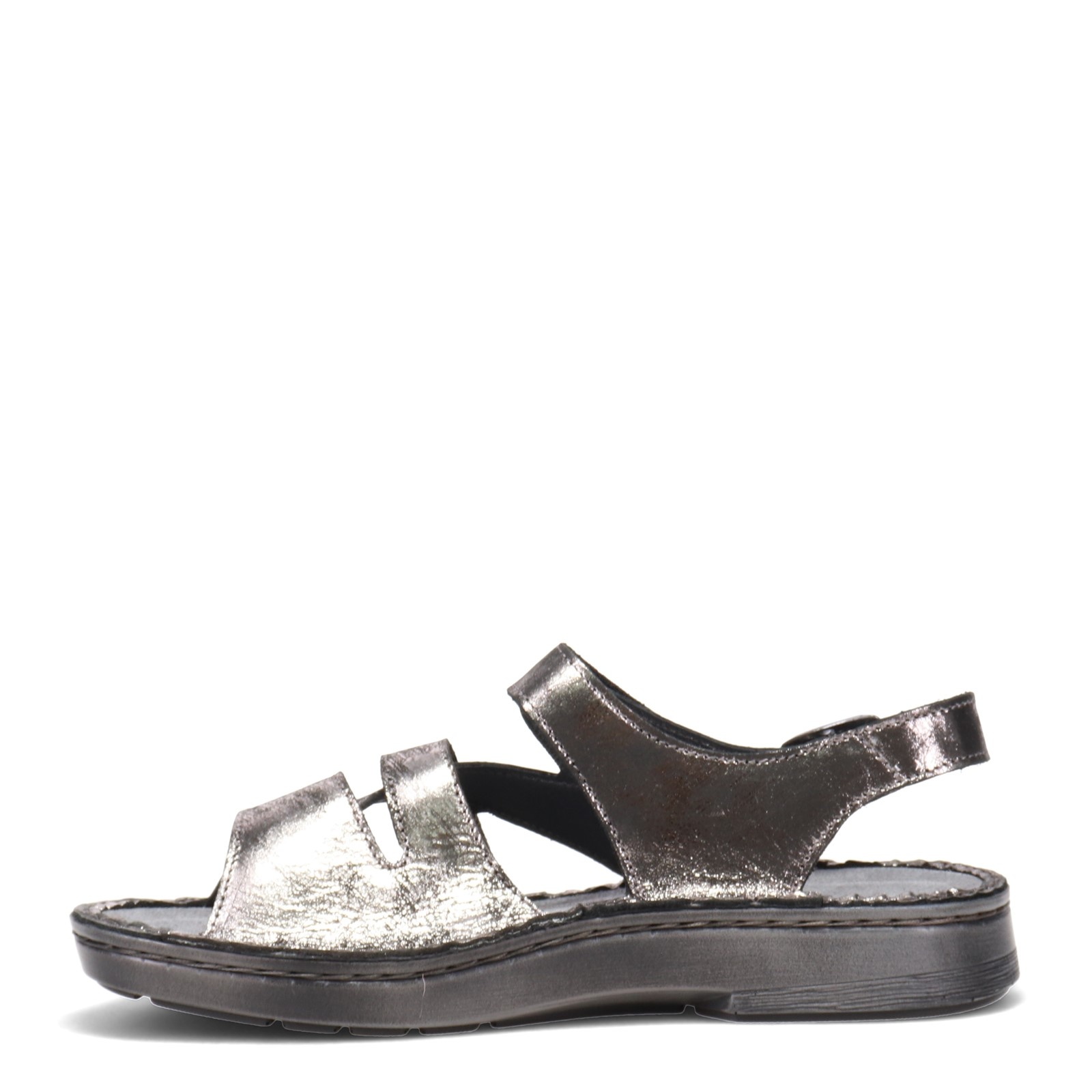 Naot Fleur Metallic Onyx Leather 64402-BAB - John Allen Shoes