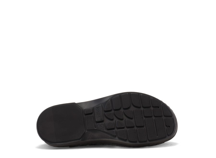 Naot Fleur Metallic Onyx Leather 64402-BAB - John Allen Shoes