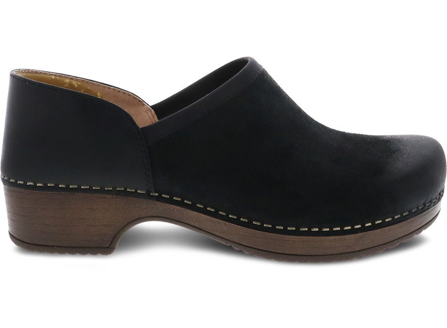 Dansko Brenna Black Burnished Suede 9431-477800