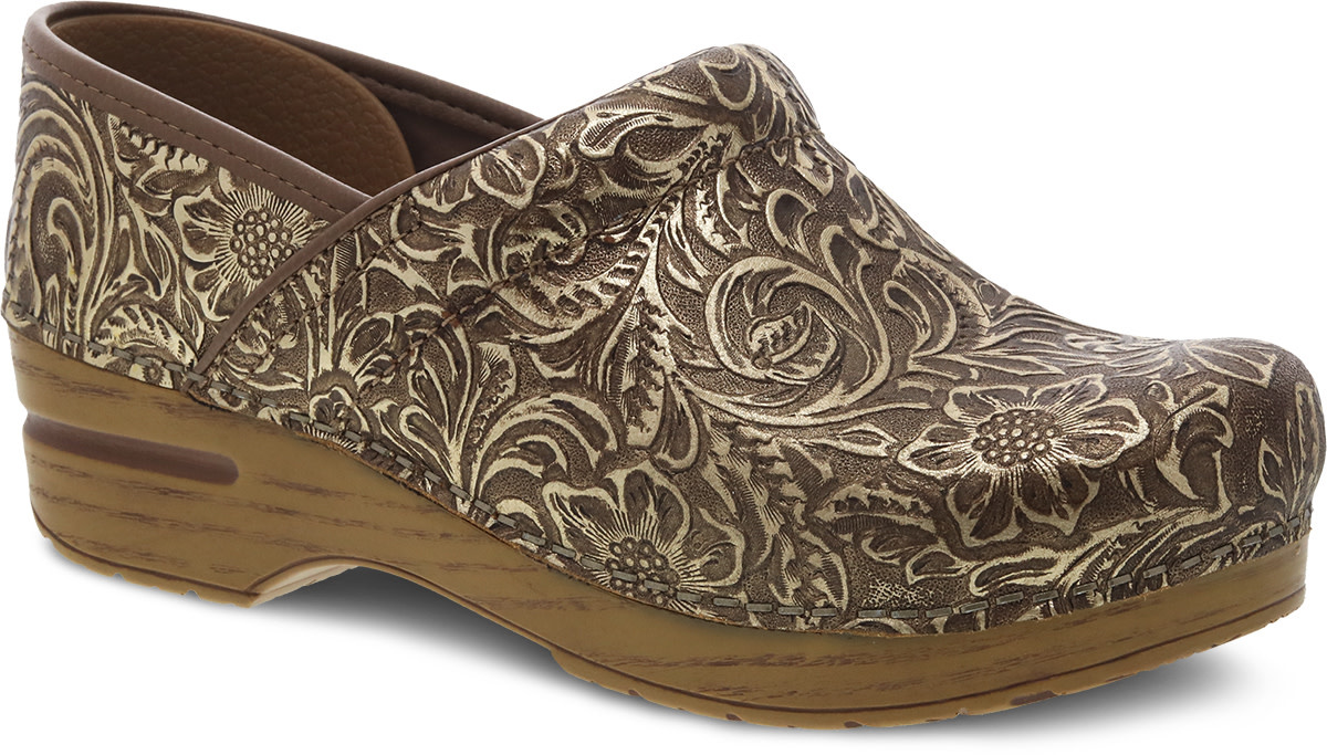 dansko clogs tooled