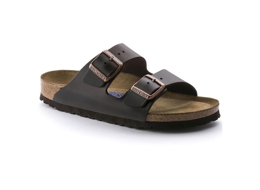 Birkenstock Arizona Soft Footbed Amalfi Leather Brown Nar 552341