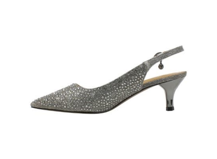 J Renee Ferryanne Pewter Glitter/Rhinestone Ferrya-GFPEW - John Allen Shoes