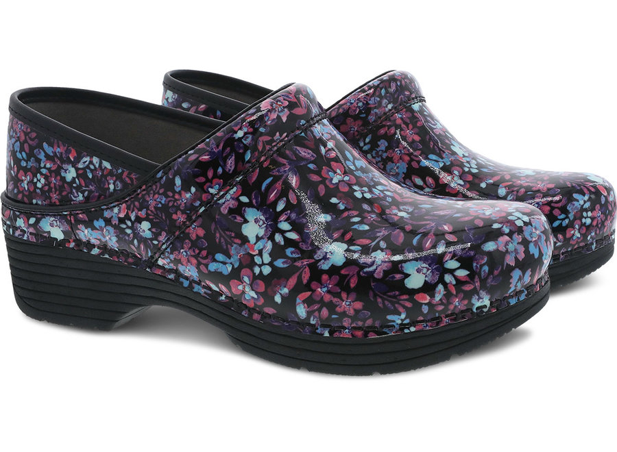 Dansko LT Pro Ditsy Floral Patent 5200-690202 - John Allen Shoes