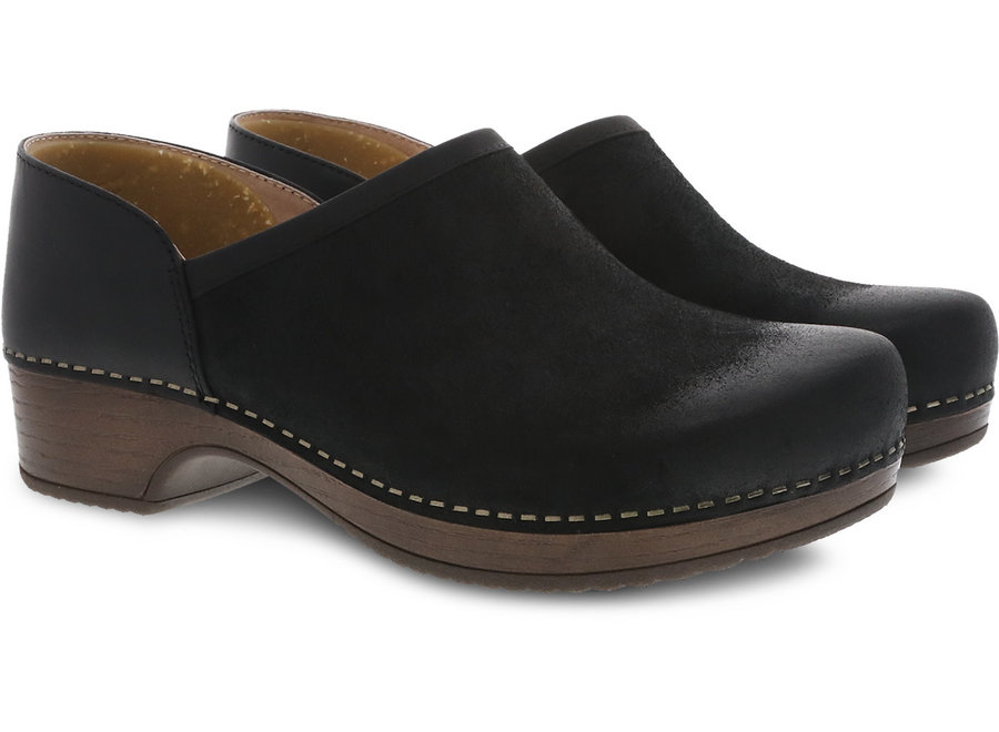 Dansko Brenna Black Burnished Suede 9431-477800