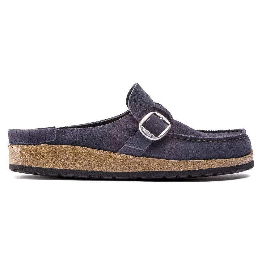 Birkenstock Buckley Navy Suede Narrow 1021078 - John Allen Shoes