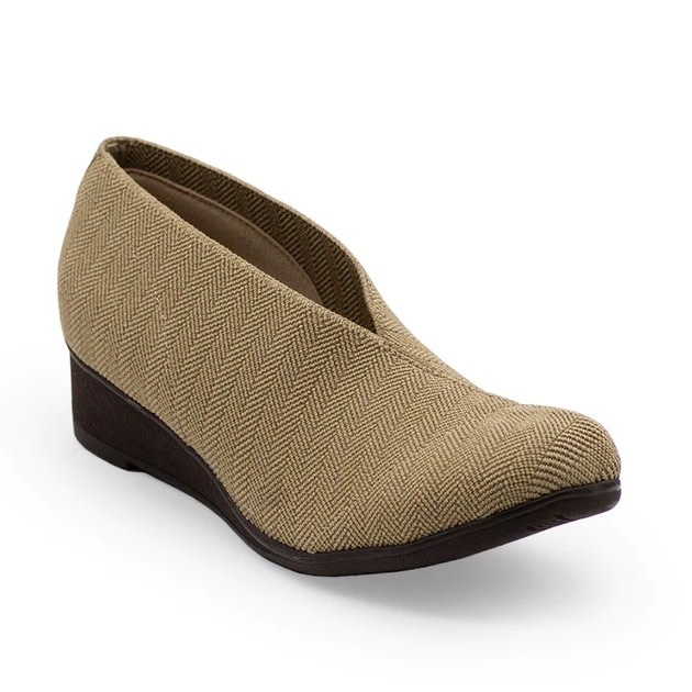 Charleston Shoe Cape Tan Herringbone John Allen Shoes