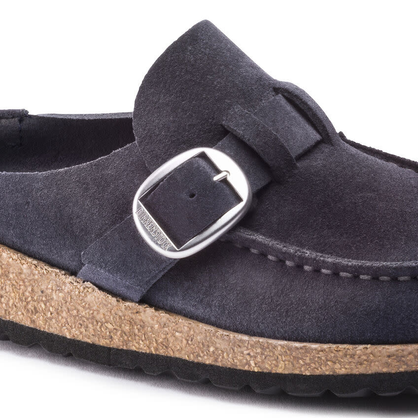 Birkenstock Buckley Navy Suede Narrow 1021078 - John Allen Shoes