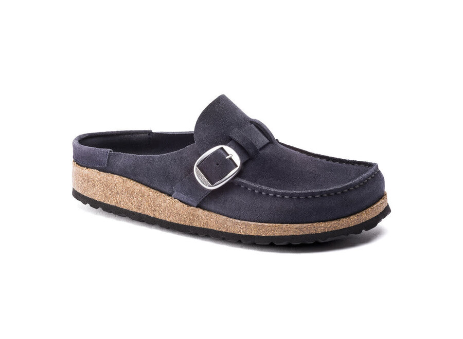 Birkenstock Buckley Navy Suede Narrow 1021078 - John Allen Shoes