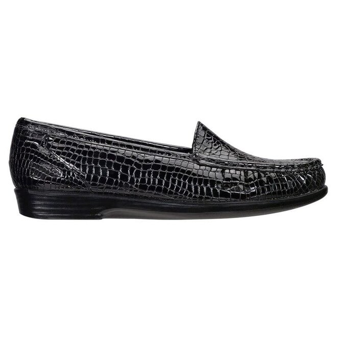 SAS Simplify-C Black Croc 1556-181