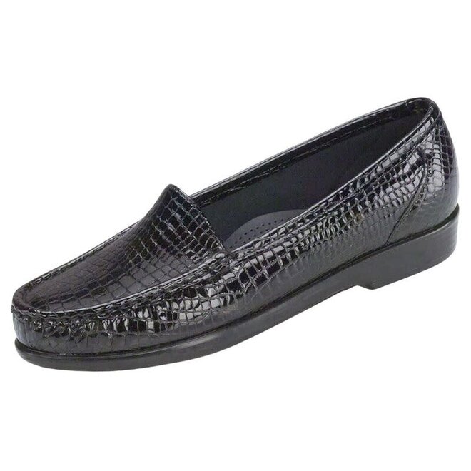 SAS Simplify-C Black Croc 1556-181