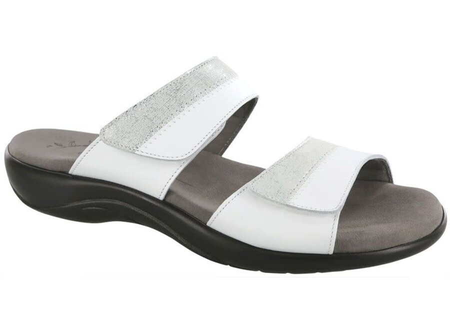 SAS Nudu Slide White/Silver 3380-753