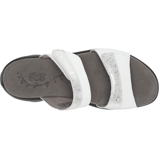 SAS Nudu Slide White/Silver 3380-753