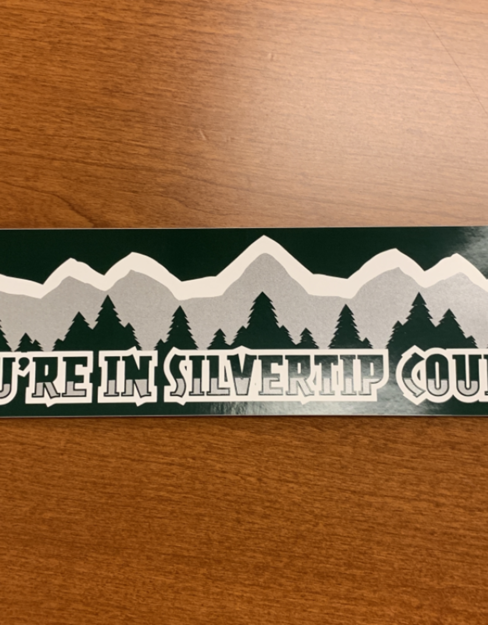 "You're In Silvertips Country" Bumper Sticker