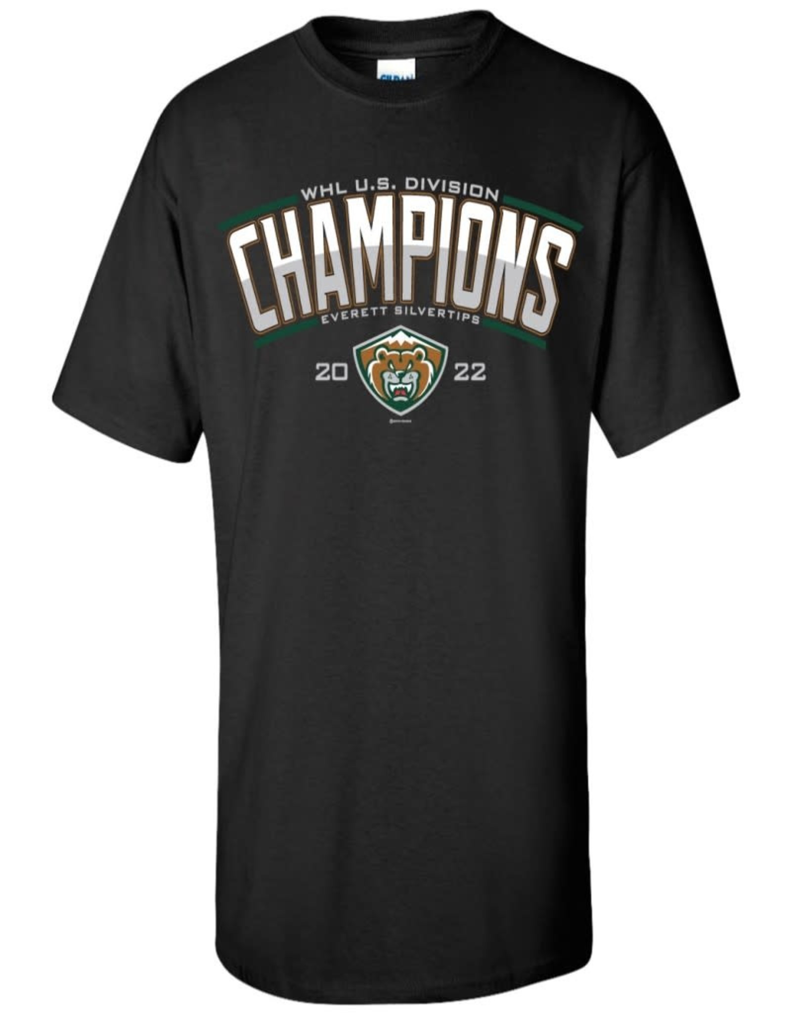 2022 US Division Championship T-Shirts - Everett Silvertips