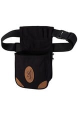 Browning Browning Lona Canvas & Leather Shell Pouch, Black