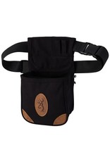 Browning Lona Canvas & Leather Shell Pouch, Black