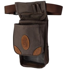 Browning Browning Lona Canvas & Leather Deluxe Shell Pouch - Flint