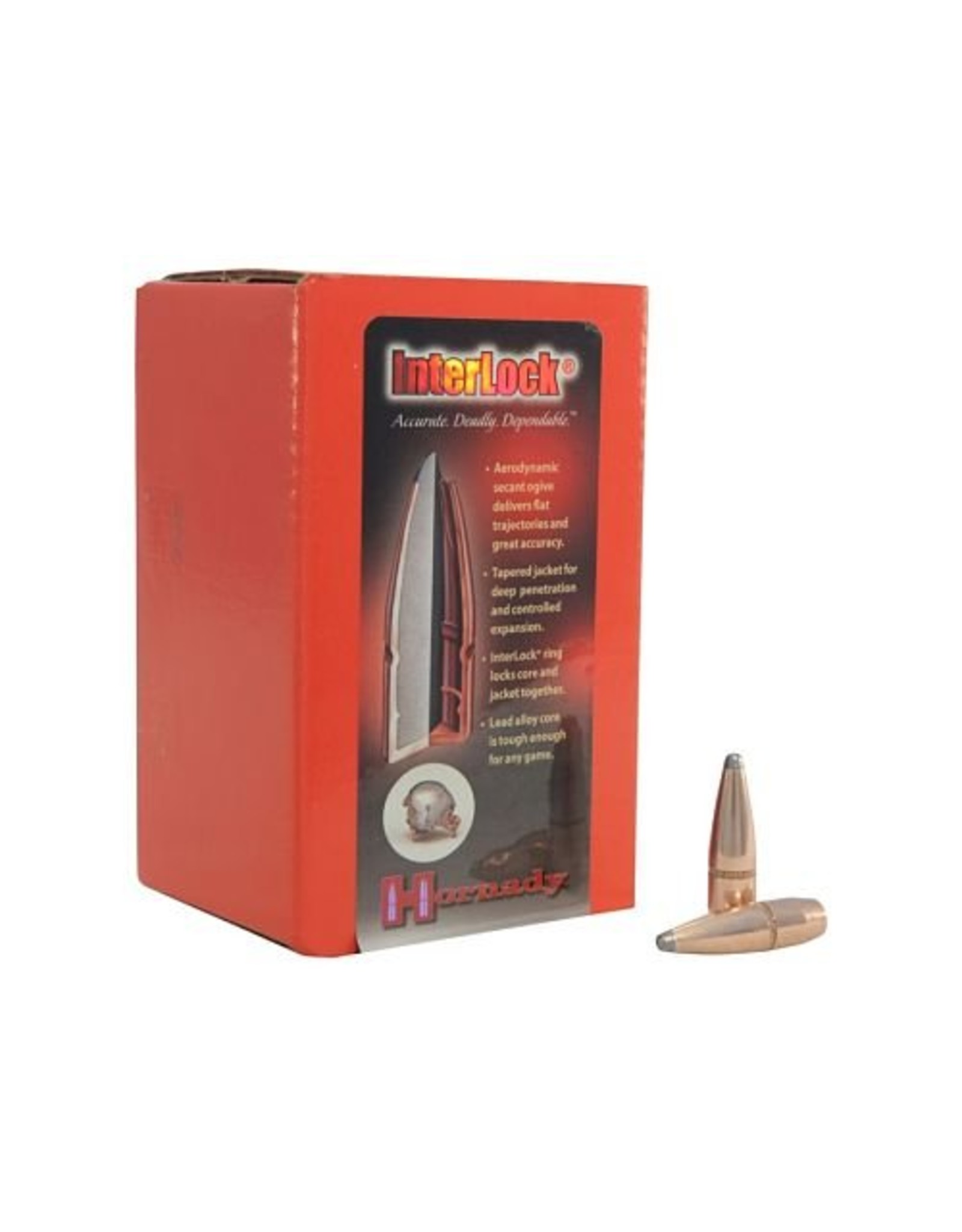 Hornady InterLock 6.5mm (.264") 129 Gr SP - 100 Count