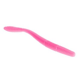 Action Tails Steelhead Worms - Pink Haze