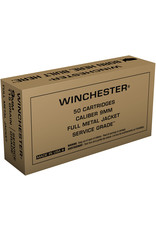 WINCHESTER Winchester Service Grade 9mm 115gr FMJ - 50 Count