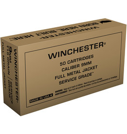 WINCHESTER Winchester Service Grade 9mm 115gr FMJ - 50 Count