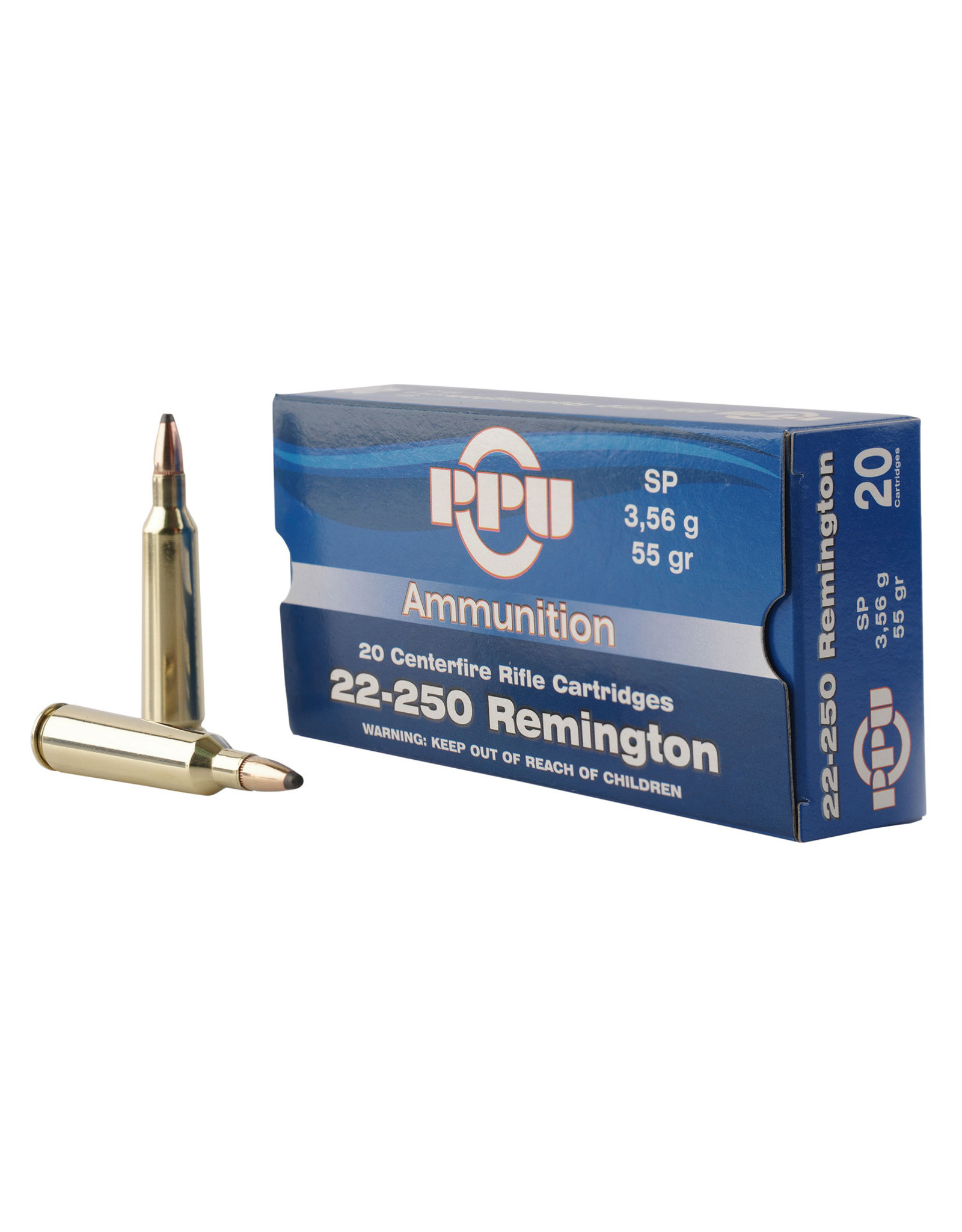 TR & Z USA PPU 22-250 SP 55GR