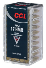 CCI CCI Small Game 17 HMR 20 Gr FMJ - 50 Count Box