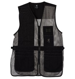 Browning Browning Trapper Creek Vest - Blk/Grey - LG