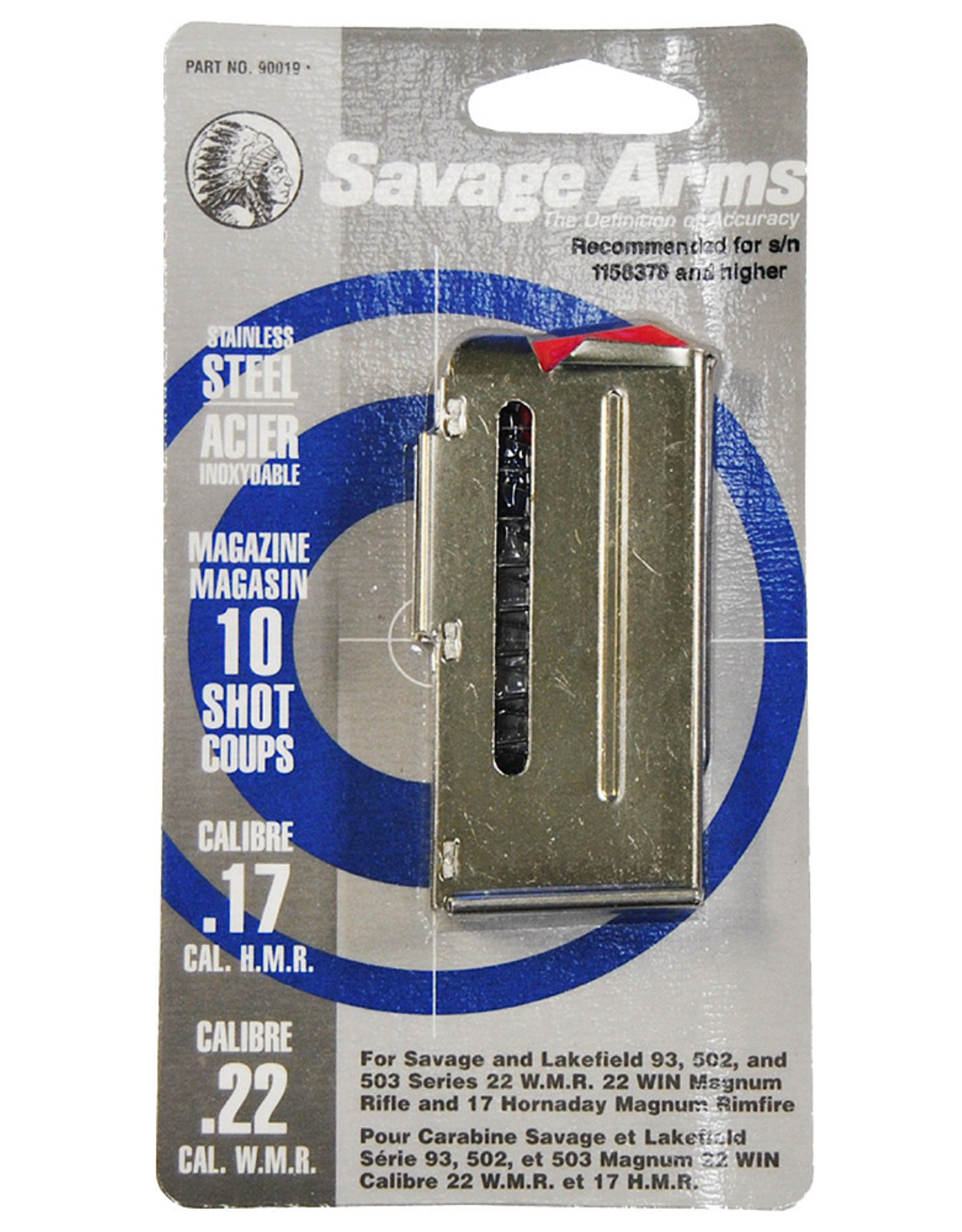 SAVAGE ARMS Savage 93 Series 22 WMR/17 HMR 10 rd SS