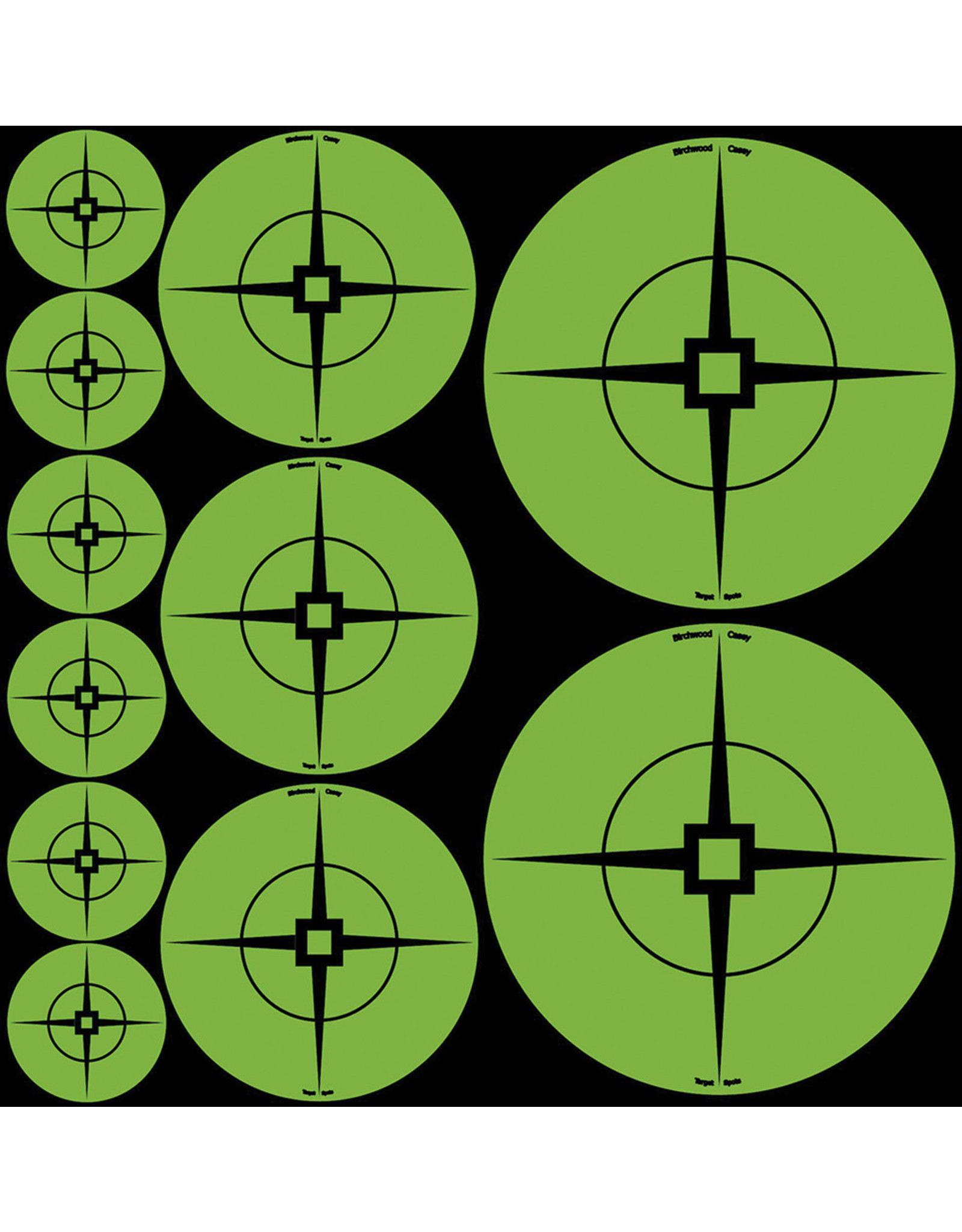 BWC Target Spots Self-Adhesive Crosshair 60-1"/30-2"/20-3"