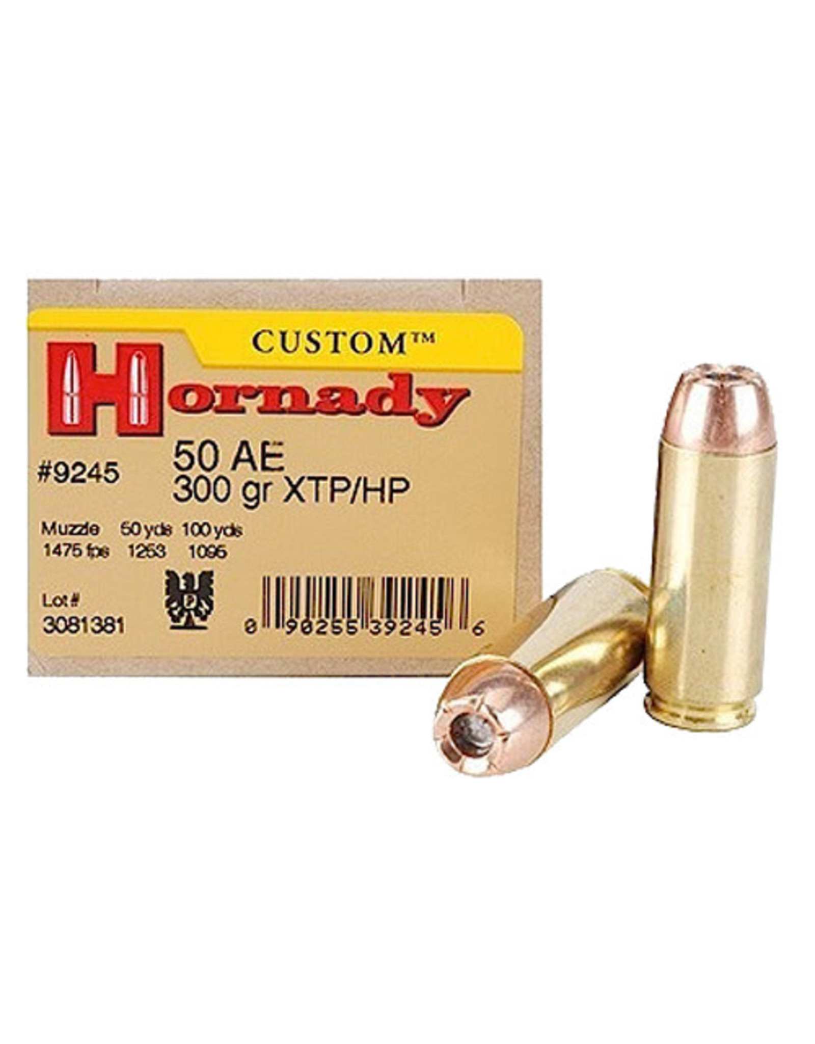 Hornady Hornady 50 AE HP-XTP 300 Gr 20 Count Box