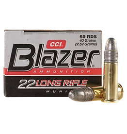 CCI Blazer .22 LR 40 Gr Lead Round Nose - 50 Count