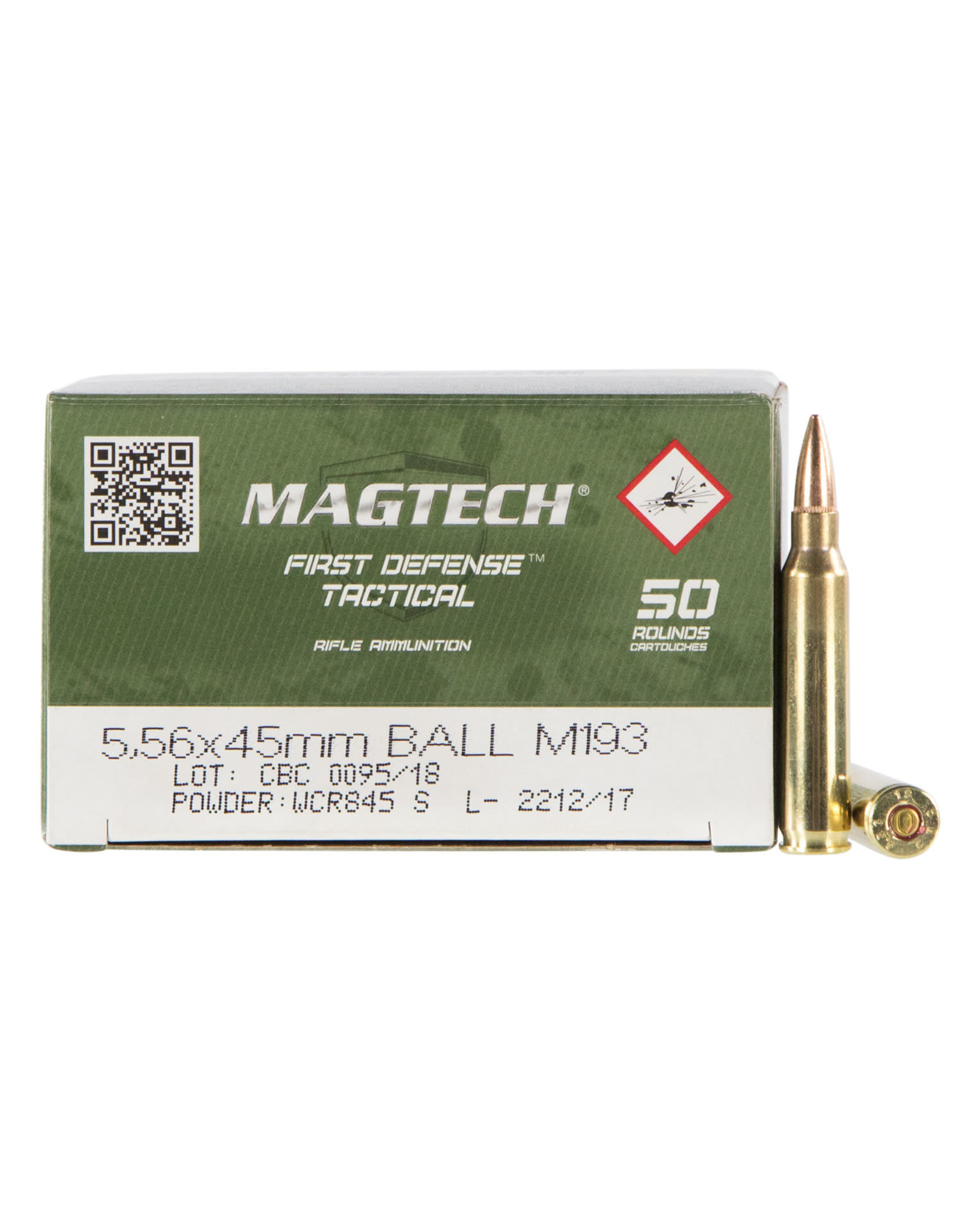 MAGTECH MAGTECH 5.56, 55 gr FMJ 50 Count Box