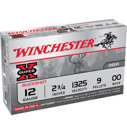 WINCHESTER AMMO Winchester Super-X 12 ga 2-3/4"   00B  1325 FPS